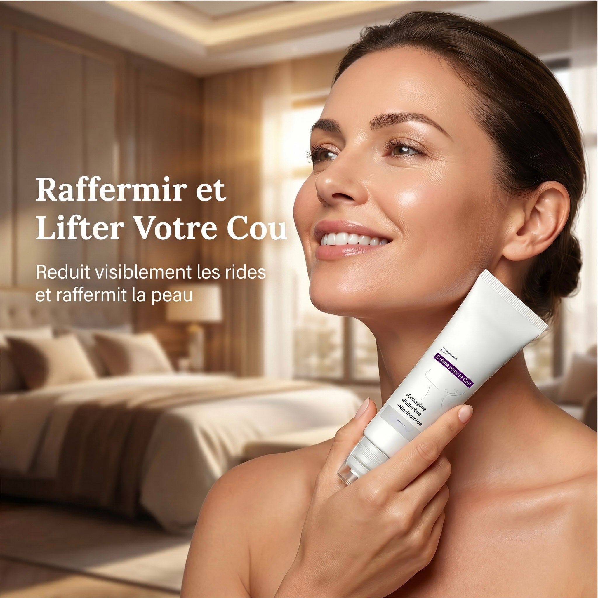 FirmSkin Neck™ - Crema collo al collagene e acido ialuronico | Veiggara
