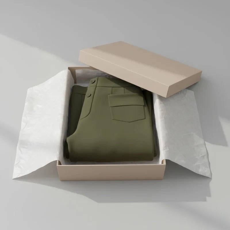 VEIGGARA | Pantalon décontracté taille haute