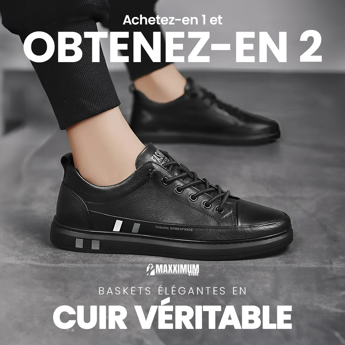 VEIGGARA | Sneakers eleganti in vera pelle (Acquistane 1 e ottieni 2)