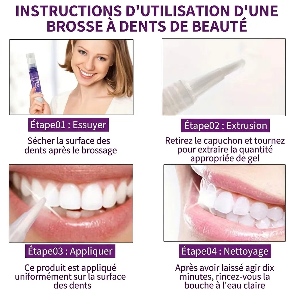 Stylo blanchissant pour les dents - SnowTooth | Veiggara.