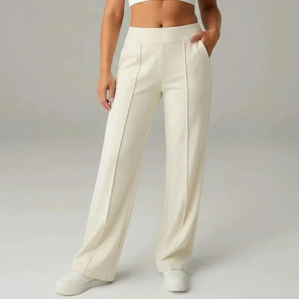 SoftFlex Comfort | Pantalon taille haute extensible à jambes larges - VEIGGARA