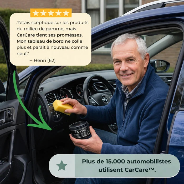 CarCare™ – Crema riparatrice per interni auto (pelle e plastica) | 1 comprato, 2 in omaggio!
