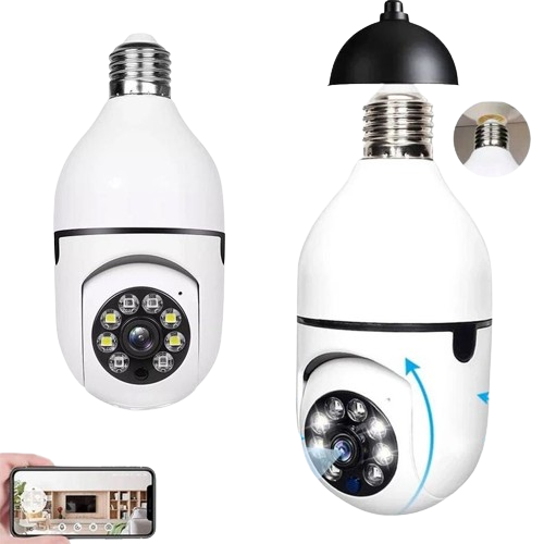 VEIGGARA | Telecamera a visione notturna orientabile a 360° Full HD 1080P