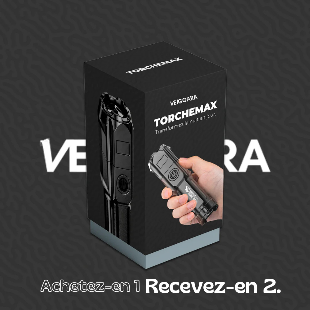 TorcheMax | Torcia super luminosa da 10.000 lumen (Acquistane 1 e ne ricevi 2)