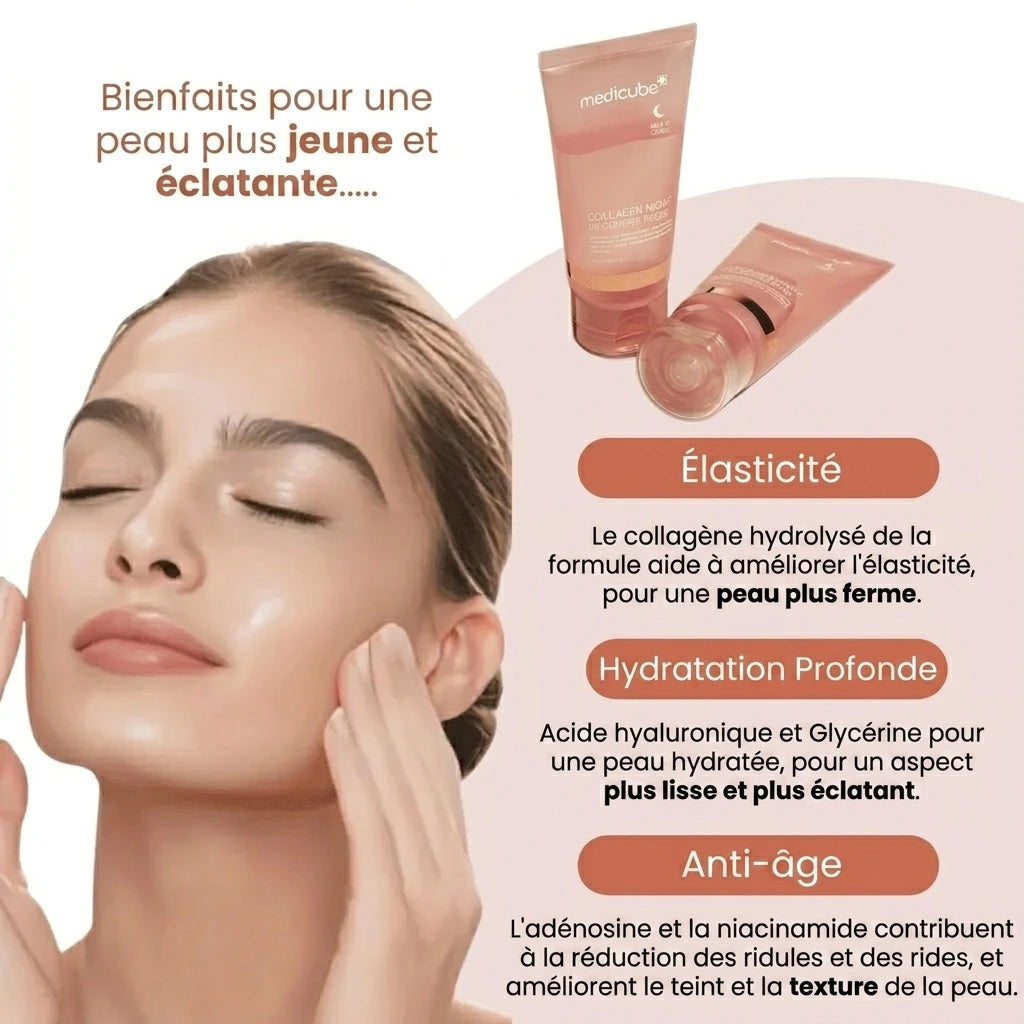 Masque de nuit au collagène Medicube | Veiggara