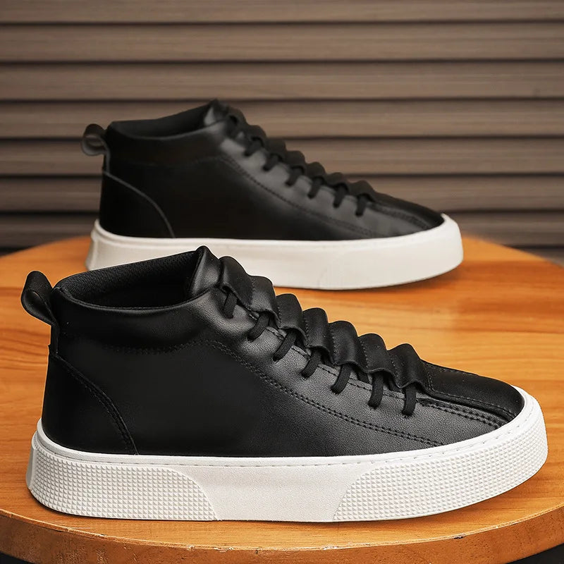 VEIGGARA | Sneakers autunnali da uomo: pelle e tela antiscivolo