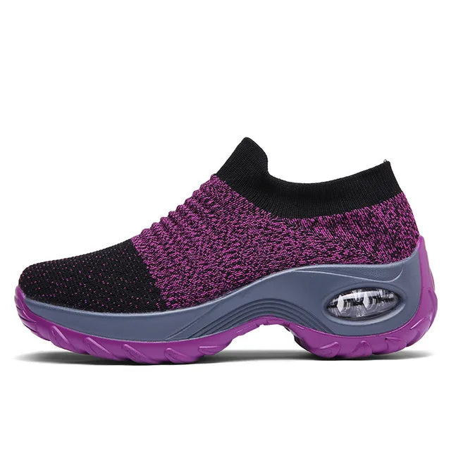 VEIGGARA | Scarpe da ginnastica ortopediche super flessibili e traspiranti da donna