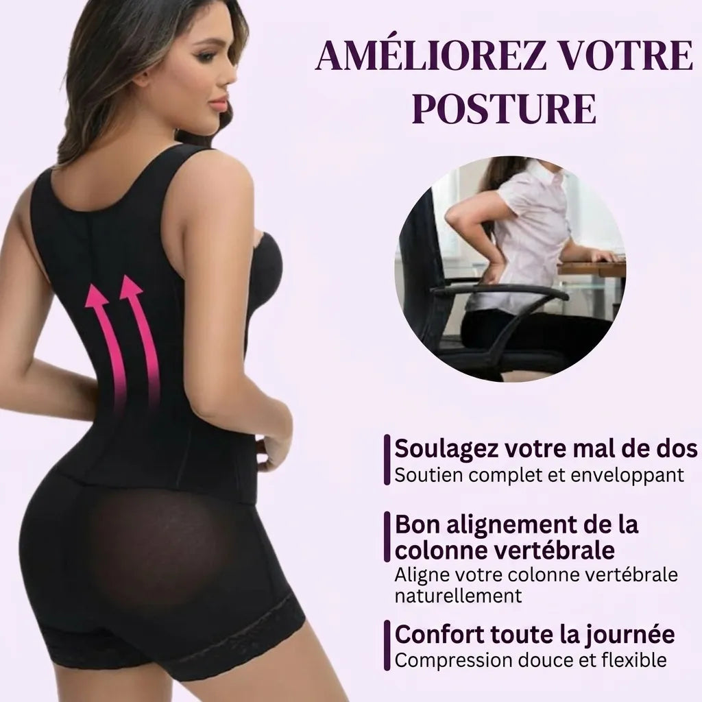 Busto a Corsetto Fasce Modellanti Colombiane | Dimagrimento Rapido | Veiggara