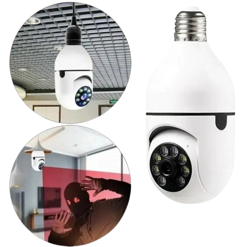 VEIGGARA | Telecamera a visione notturna orientabile a 360° Full HD 1080P