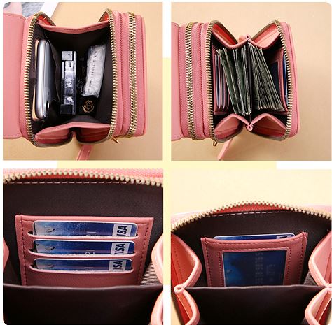 VEIGGARA™ | Borsa a tracolla in pelle con schermo touch