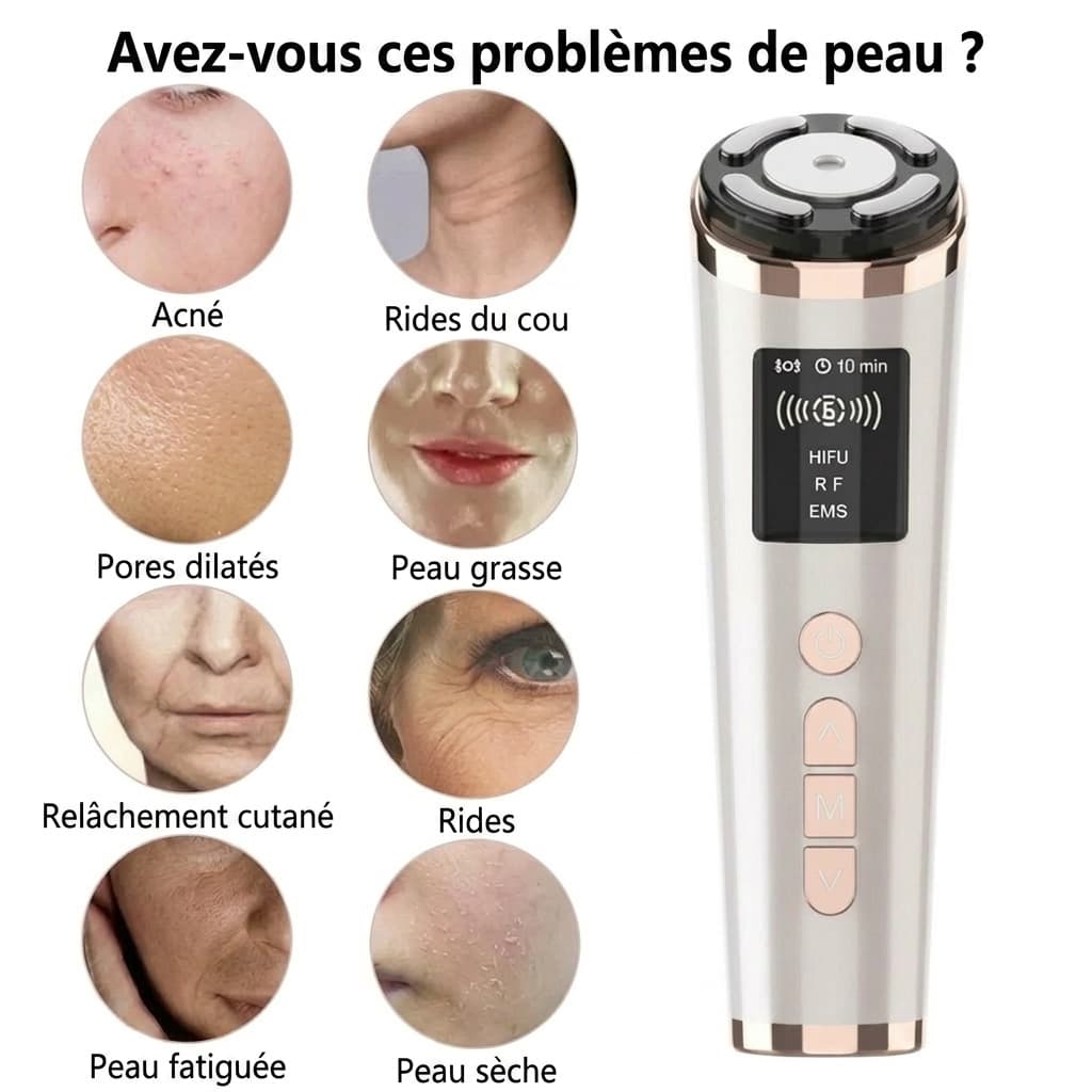 UltraSkin Lift™ Dispositivo portatile a ultrasuoni HIFU - VEIGGARA