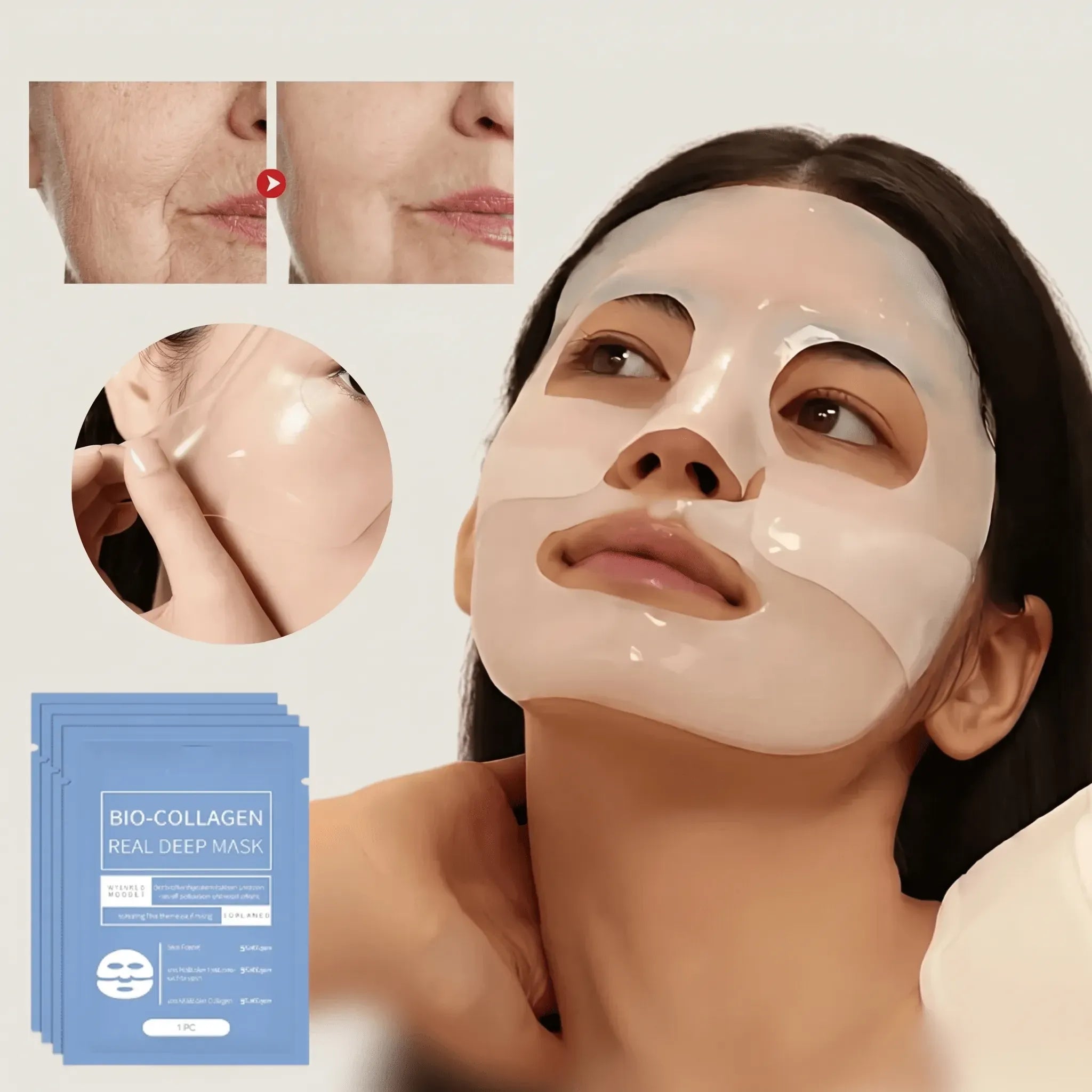 SkinReset - Maschera Viso Idratante e Riparatrice [Acquistane 2, ricevine 4] - Veiggara