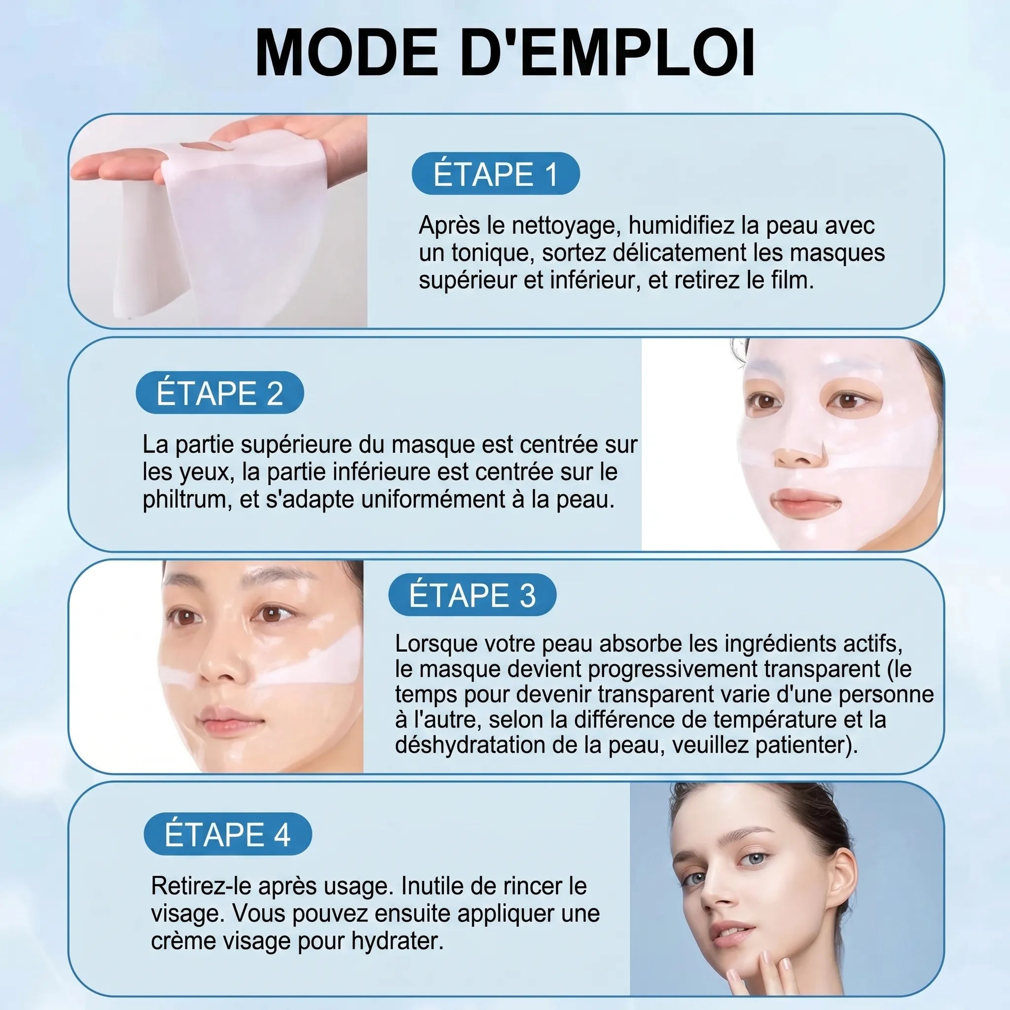 SkinReset - Maschera Viso Idratante e Riparatrice [Acquistane 2, ricevine 4] - Veiggara