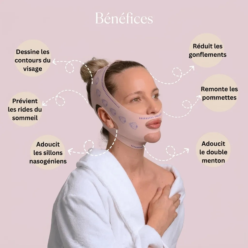 V-Revita™ - Masque facial pour réduire le double menton et les rides | Veiggara