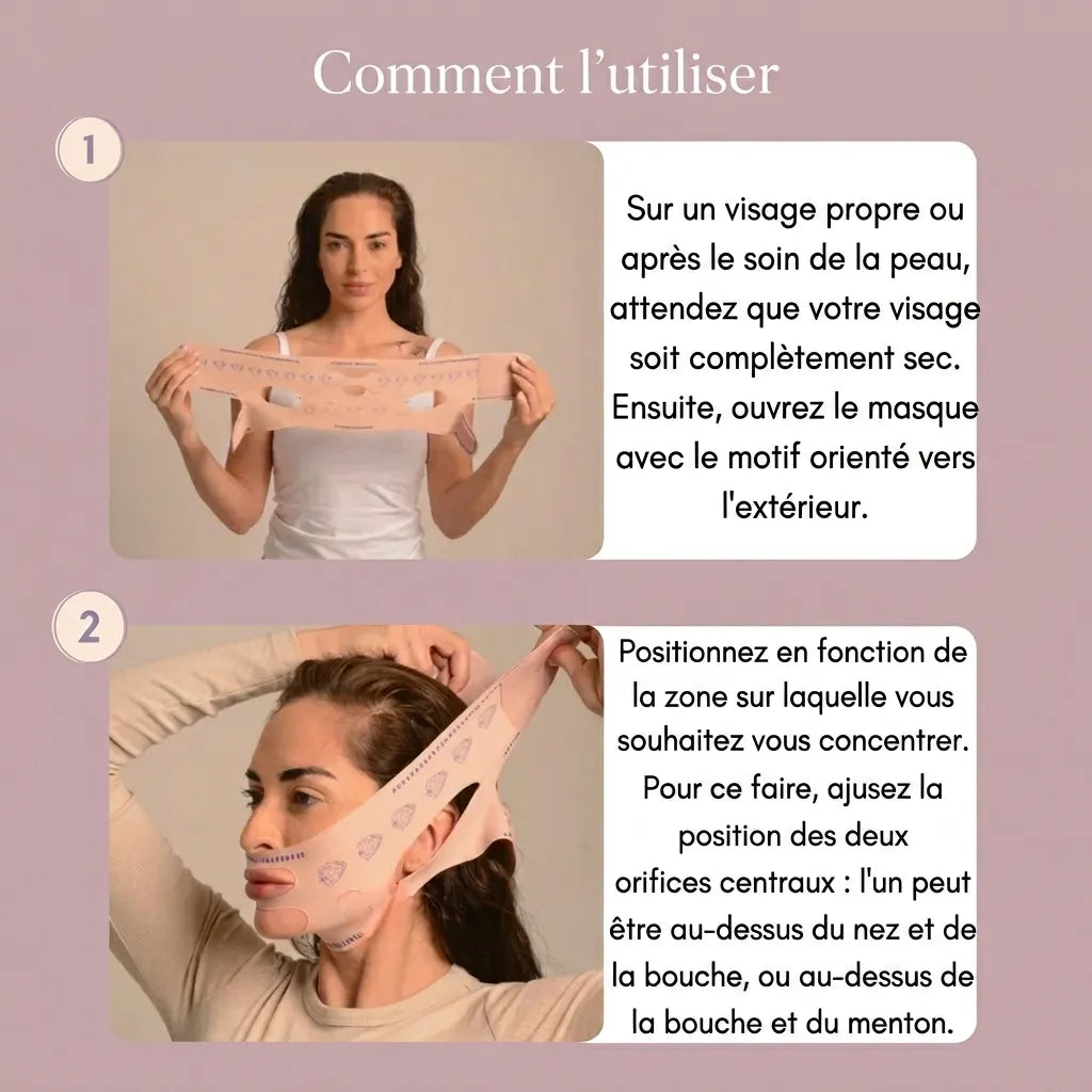 V-Revita™ - Masque facial pour réduire le double menton et les rides | Veiggara