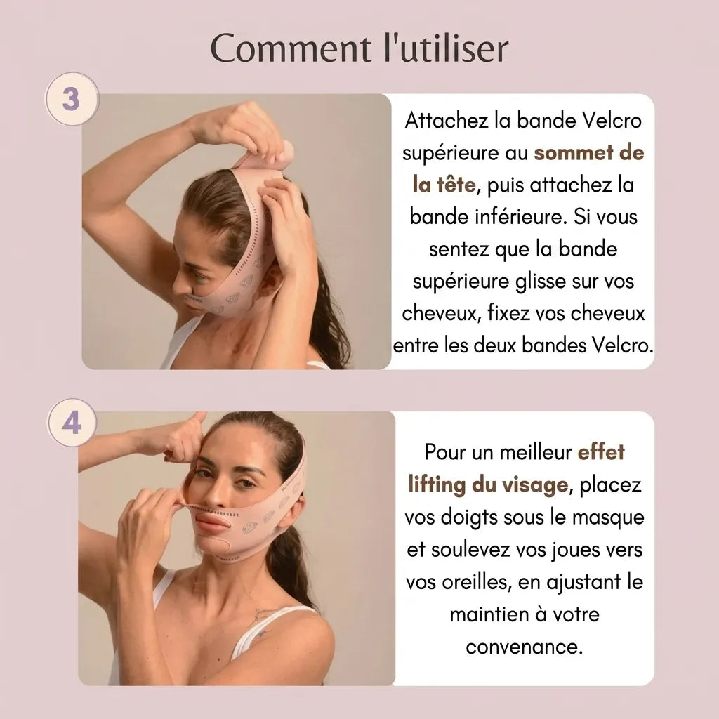 V-Revita™ - Masque facial pour réduire le double menton et les rides | Veiggara