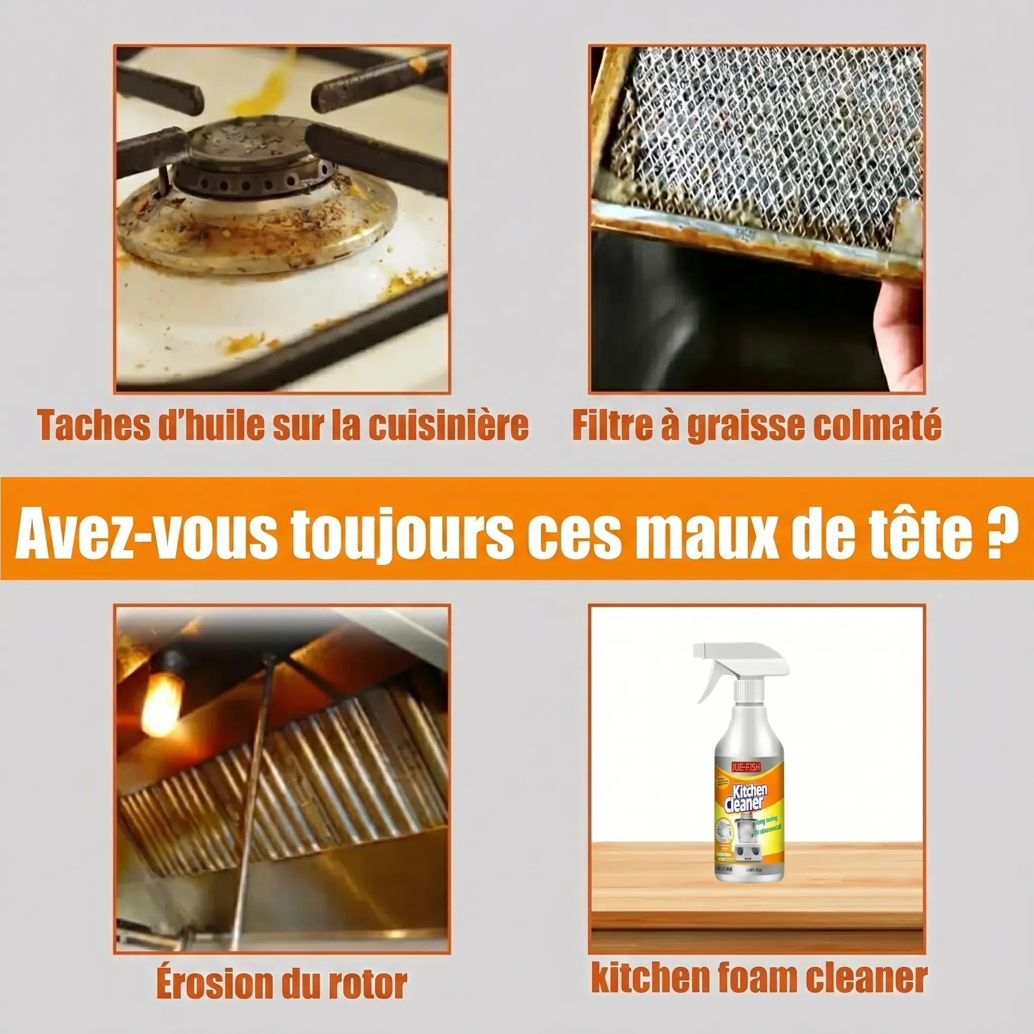 Spray Dégraissant et Nettoyant Multi-usages | Veiggara